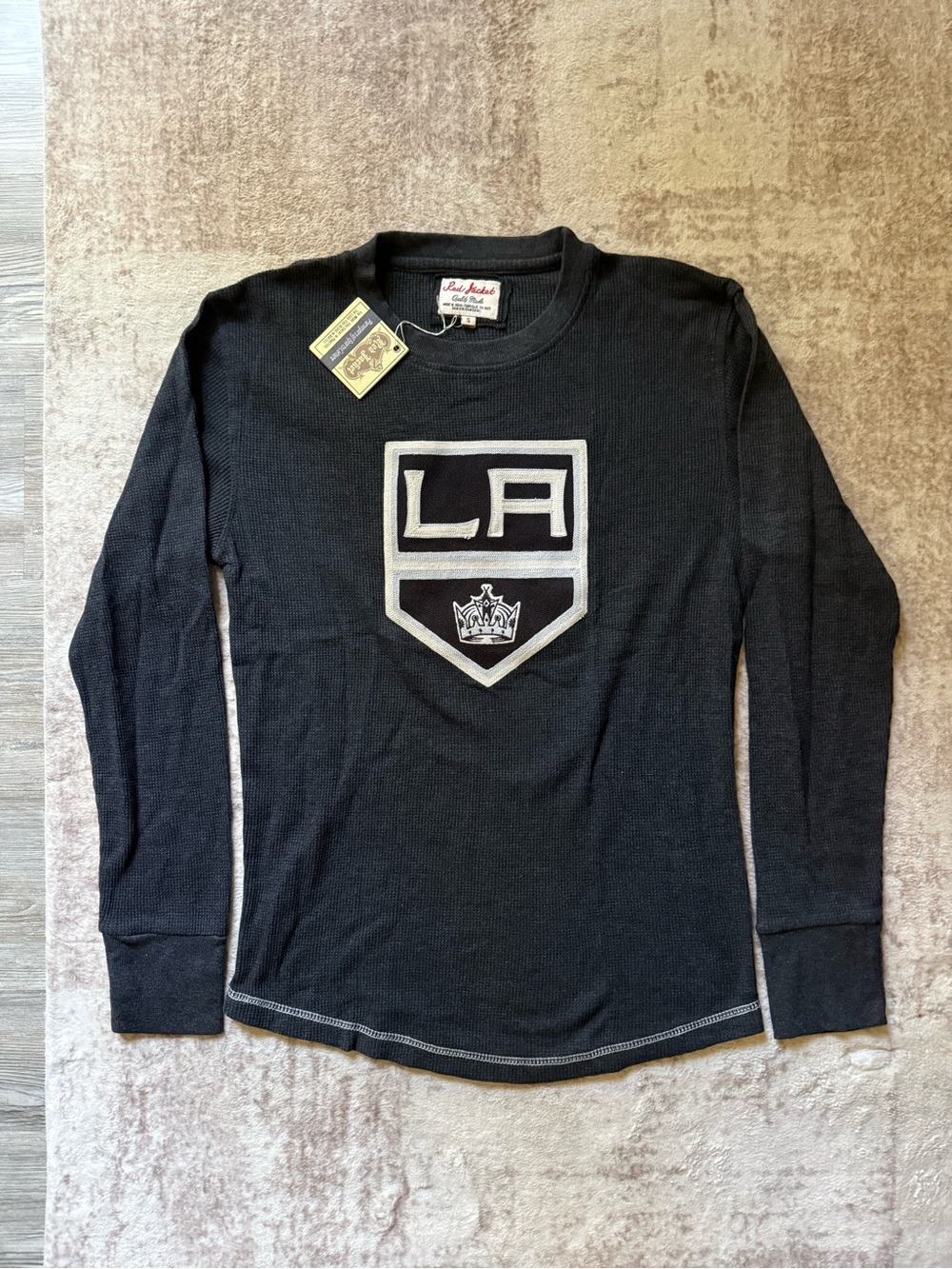 Red Jacket LA Kings Dark Grey Long Sleeve Shirt